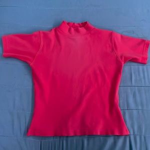 small Dark orange top from blueberry tea, worn 0 time, no stain or rips